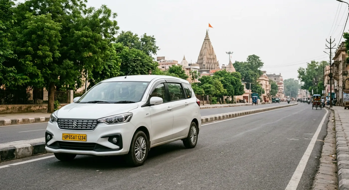 Maruti Ertiga available for rent in Varanasi