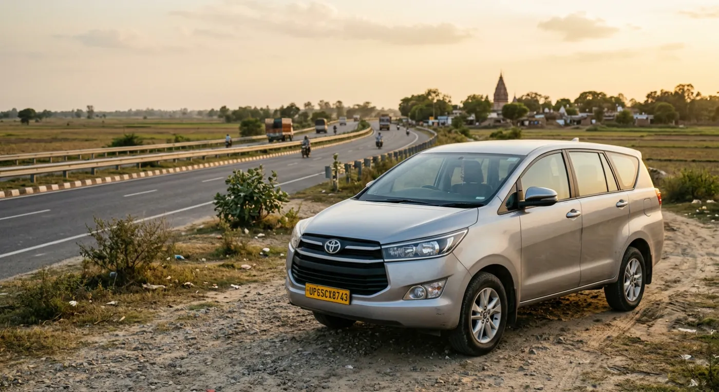 Innova Crysta available for rent in Varanasi