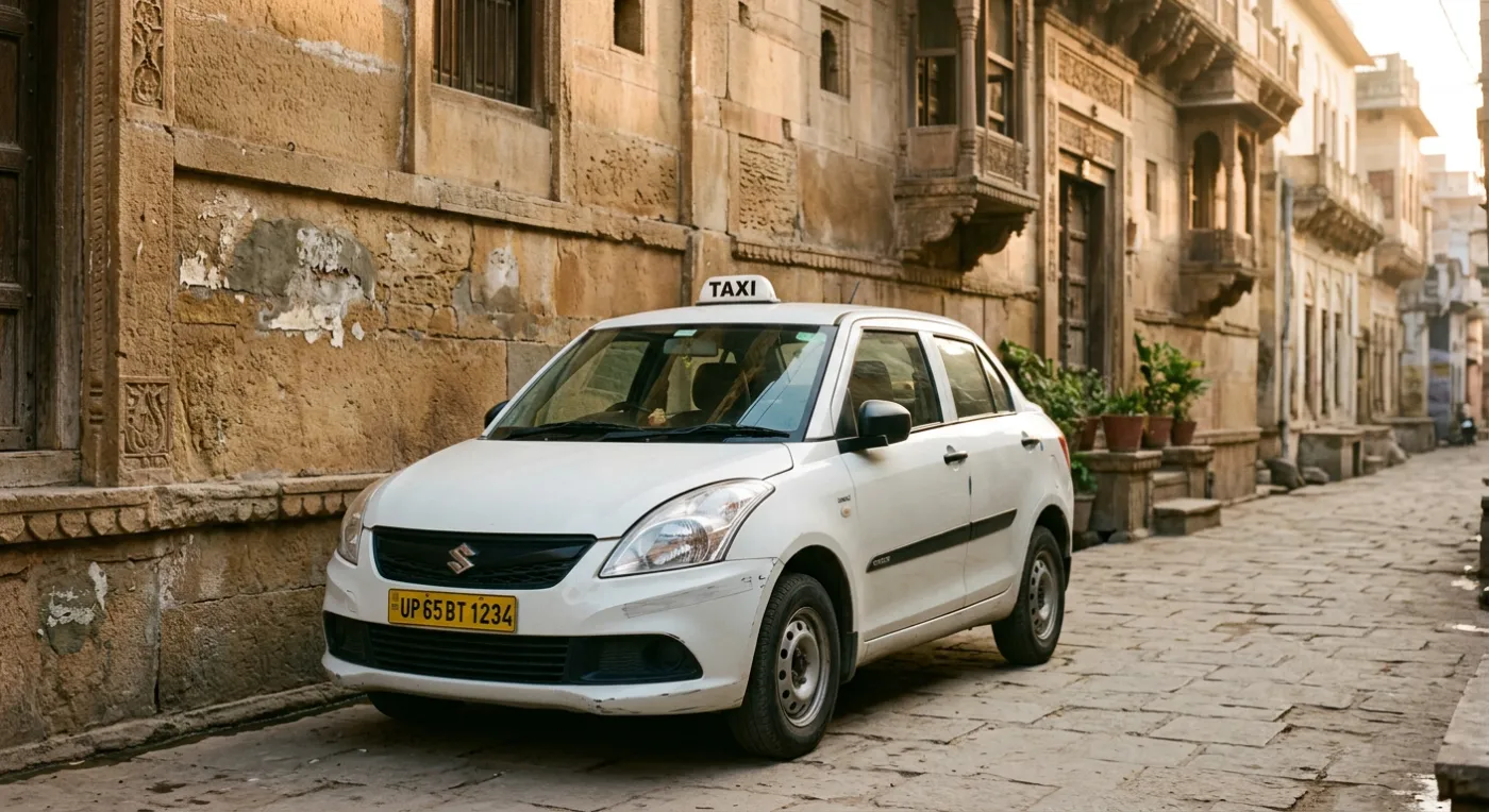 Swift Dzire available for rent in Varanasi