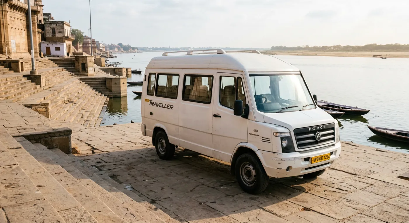 Tempo Traveller (12 Seater) available for rent in Varanasi