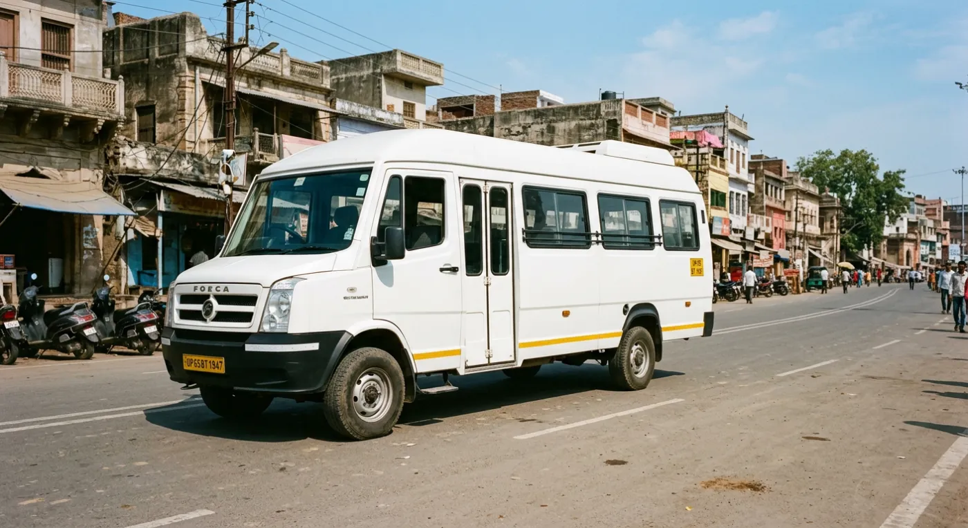 Tempo Traveller (26 Seater) available for rent in Varanasi